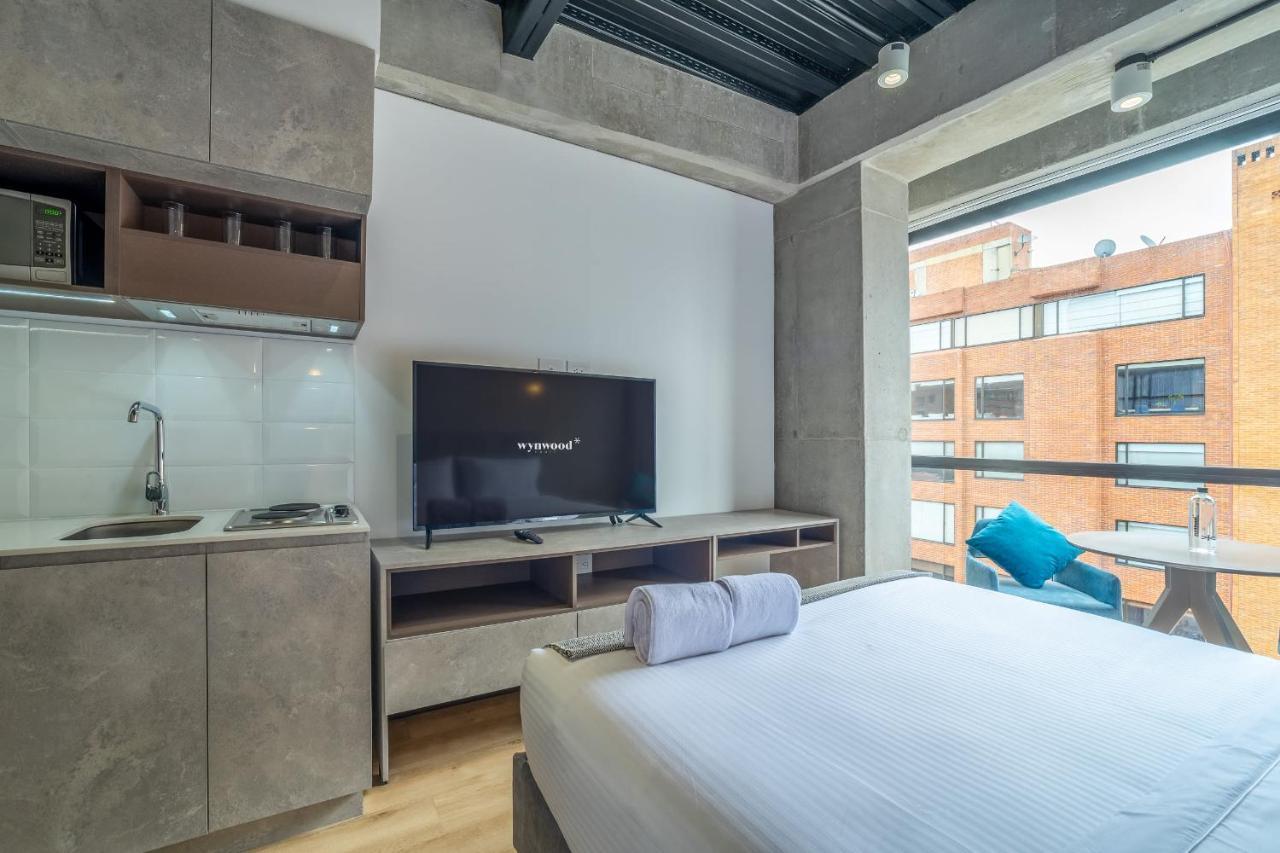 보고타 Cozy Loft In Parque Virrey 아파트 외부 사진
