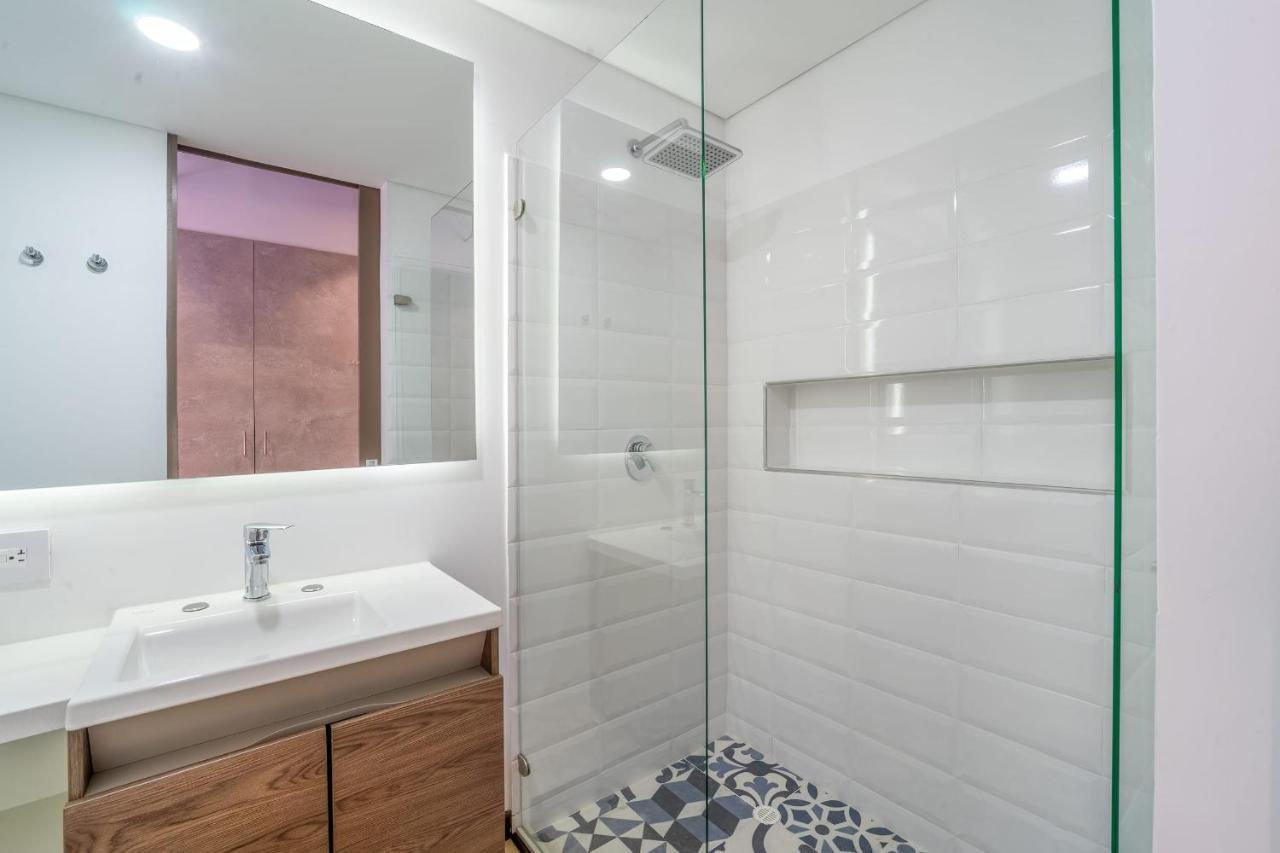 보고타 Cozy Loft In Parque Virrey 아파트 외부 사진